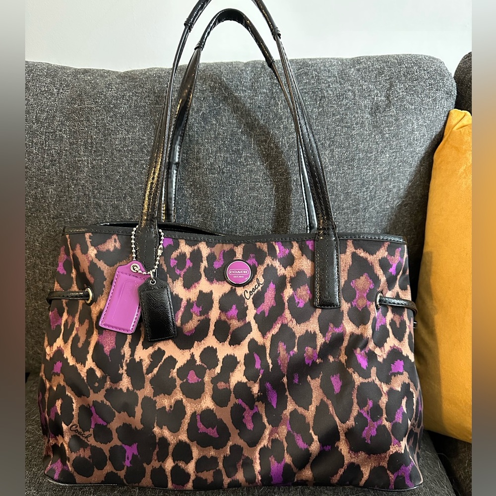Coach Cheetah Tote Bag